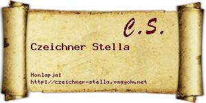 Czeichner Stella névjegykártya